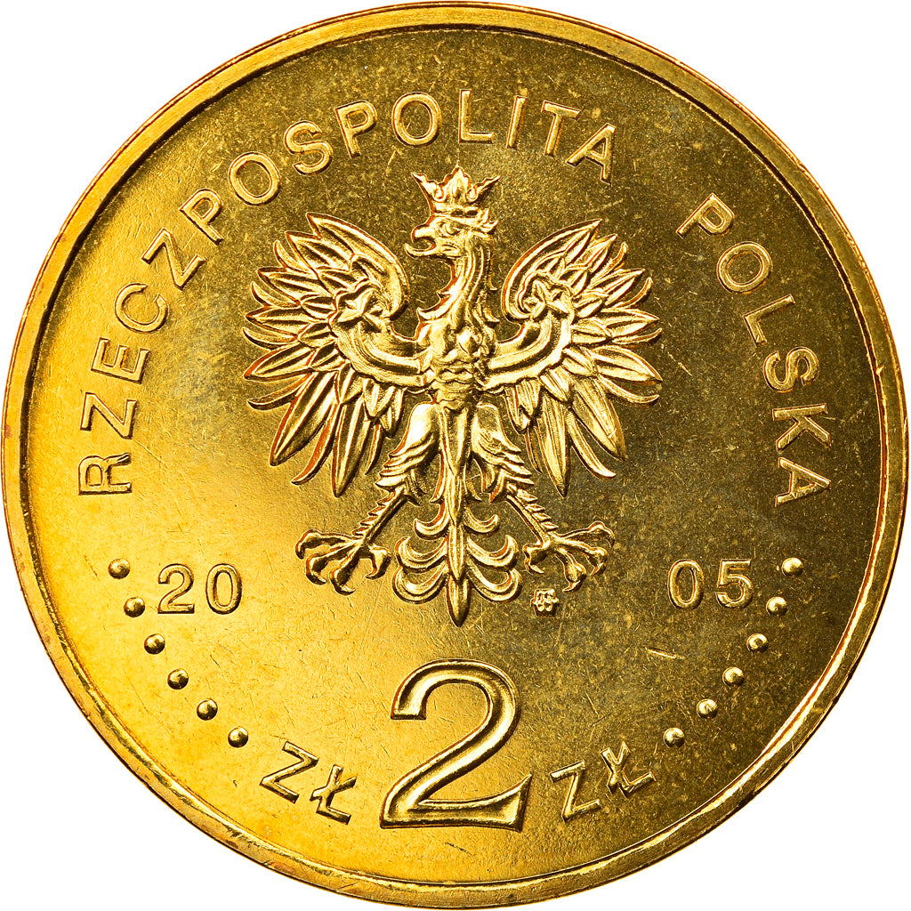 Moneta, Polonia, 2 Zlote, 2005, Warsaw, FDC, Ottone, KM:608