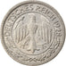 Coin, GERMANY, WEIMAR REPUBLIC, 50 Reichspfennig, 1928, Karlsruhe, AU(50-53)