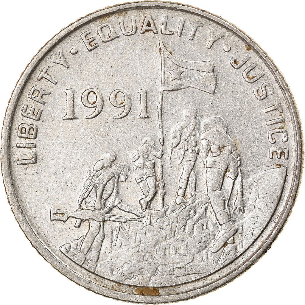 Coin, Eritrea, 10 Cents, 1997, EF(40-45), Nickel Clad Steel, KM:45
