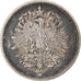 Coin, GERMANY - EMPIRE, Wilhelm I, Mark, 1875, Karlsruhe, VF(30-35), Silver