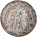 Moneta, Francia, Hercule, 5 Francs, 1874, Paris, MB+, Argento, KM:820.1