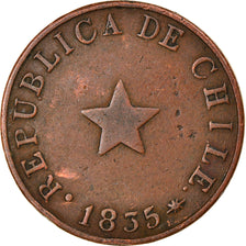 Coin, Chile, 1/2 Centavo, 1835, EF(40-45), Copper, KM:114