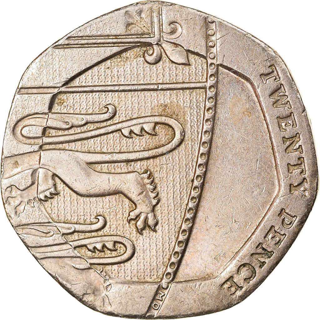 Coin, Great Britain, Elizabeth II, 20 Pence, 2012, EF(40-45), Copper-nickel