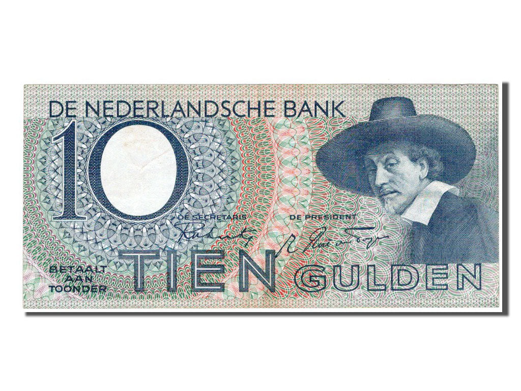 Geldschein, Niederlande, 10 Gulden, 1943, VZ