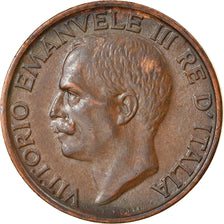 Moneta, Italia, Vittorio Emanuele III, 10 Centesimi, 1921, Rome, BB+, Bronzo