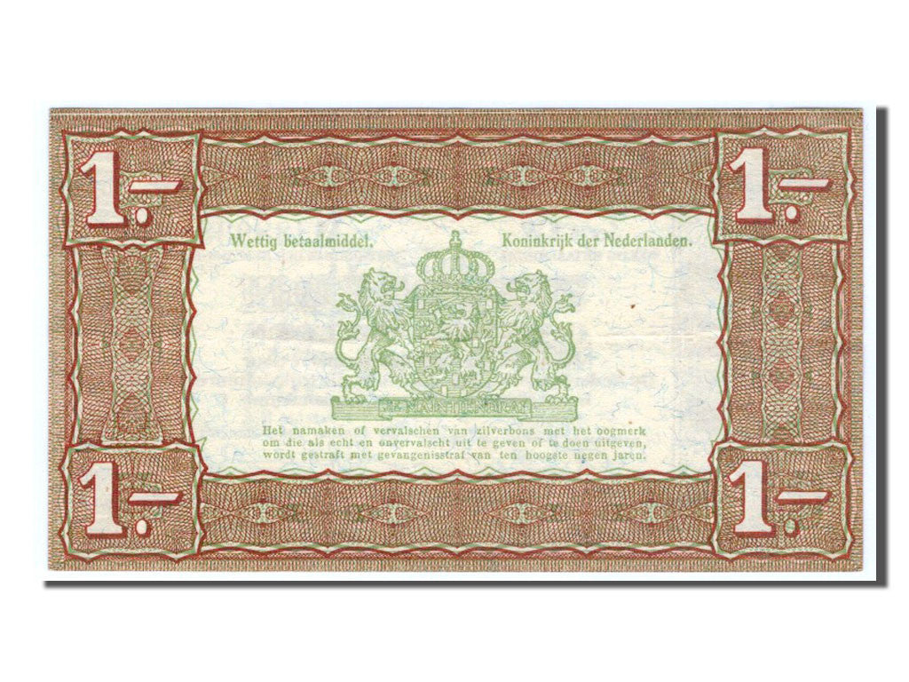 Banconote, Paesi Bassi, 1 Gulden, 1938, SPL-