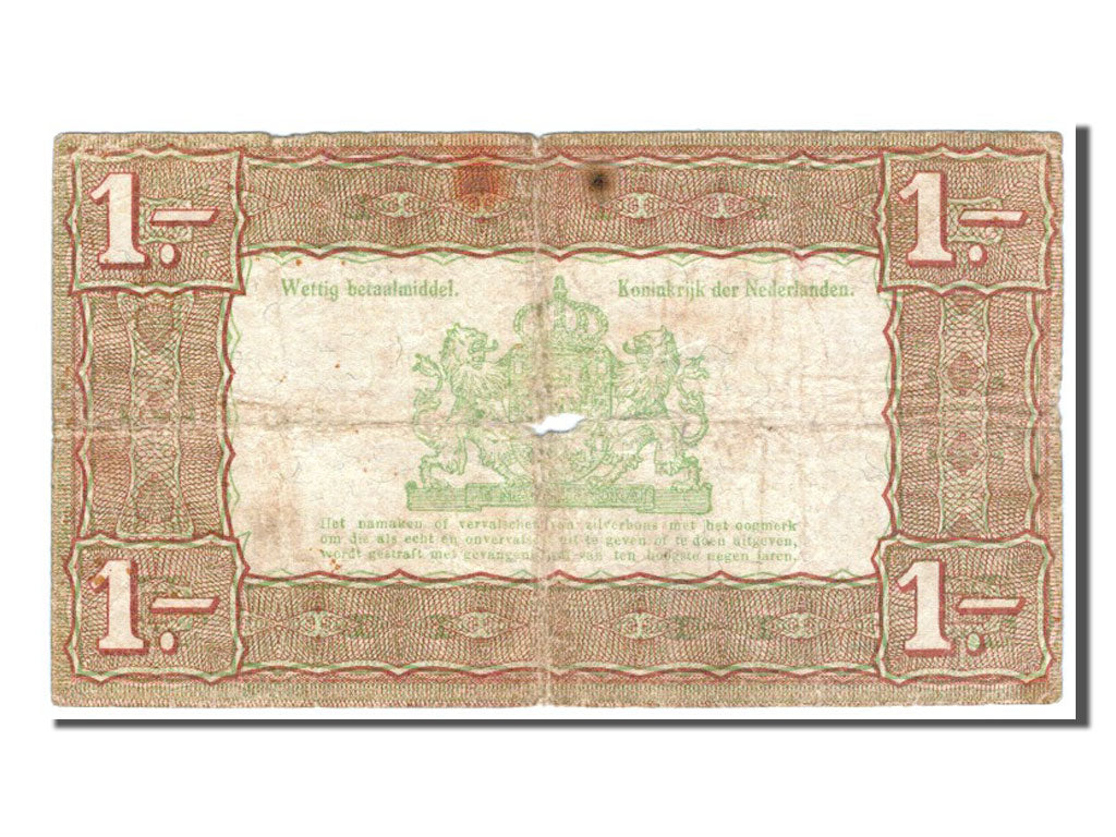 Geldschein, Niederlande, 1 Gulden, 1938, SGE+
