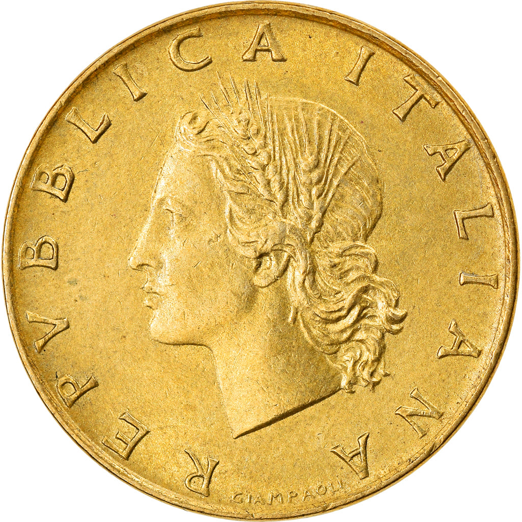 Coin, Italy, 20 Lire, 1973, Rome, EF(40-45), Aluminum-Bronze, KM:97.2