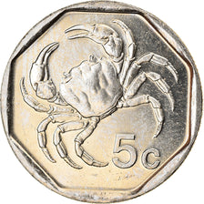 Coin, Malta, 5 Cents, 2001, MS(63), Copper-nickel, KM:95