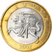 Moneta, Lituania, 2 Litai, 2002, BB, Bi-metallico, KM:112