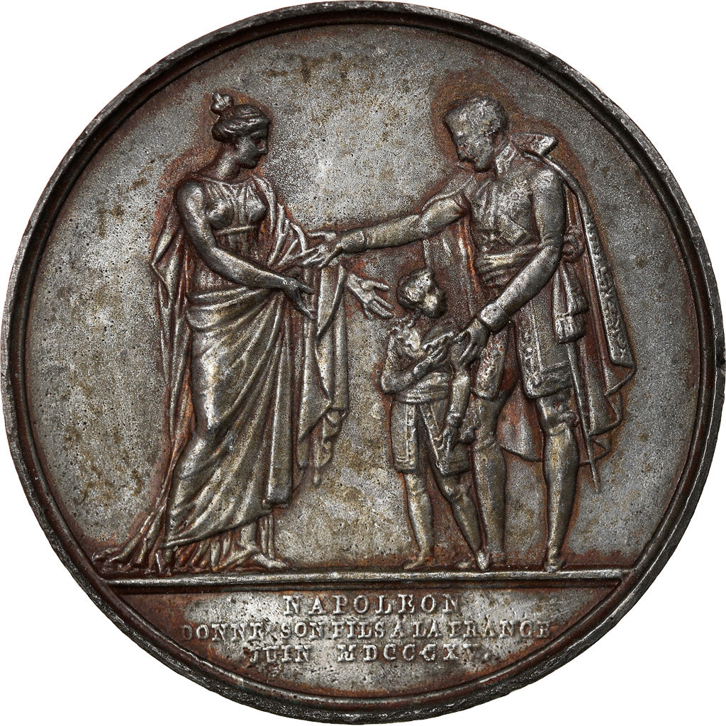 France, Médaille, Napoléon Ier, Seconde Abdication, Napoléon II à la France