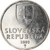 Moneta, Słowacja, 2 Koruna, 2003, MS(63), Nickel platerowany stalą, KM:13