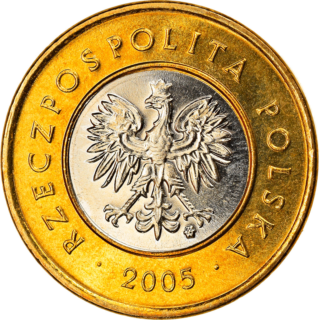 Monnaie, Pologne, 2 Zlote, 2005, Warsaw, SPL, Bi-Metallic, KM:283