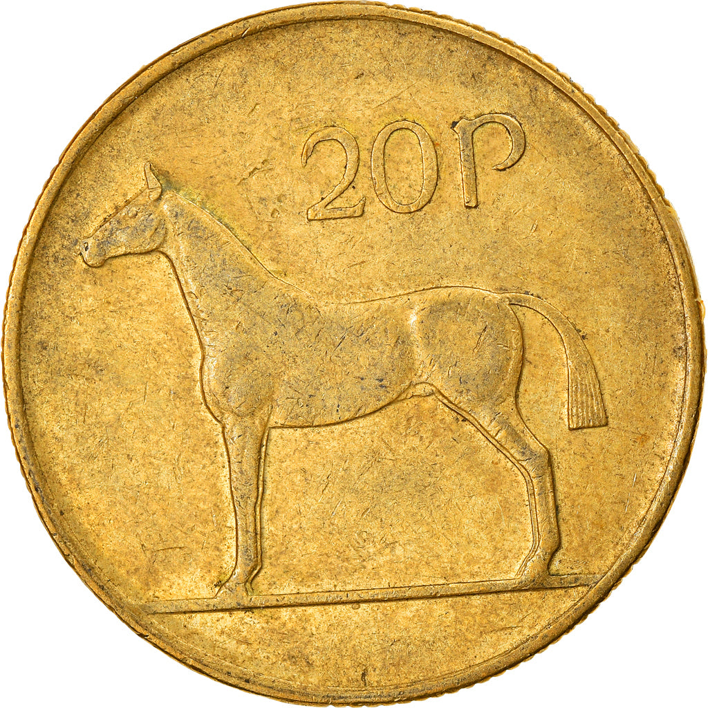 Moneta, REPUBBLICA D’IRLANDA, 20 Pence, 1994, BB, Nichel-bronzo, KM:25