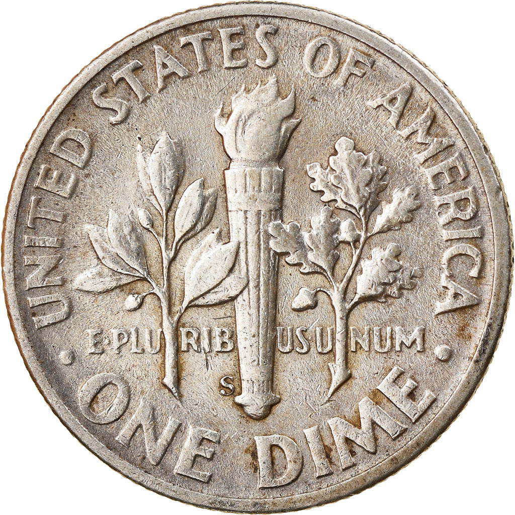 Coin, United States, Roosevelt Dime, Dime, 1946, U.S. Mint, San Francisco