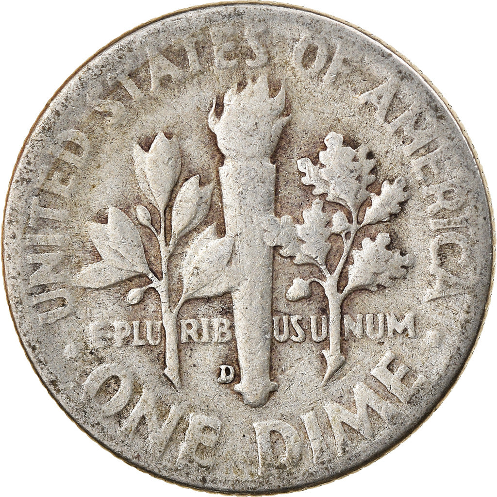 Coin, United States, Roosevelt Dime, Dime, 1946, U.S. Mint, Denver, VF(30-35)