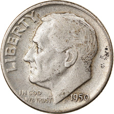 Coin, United States, Roosevelt Dime, Dime, 1950, U.S. Mint, Denver, EF(40-45)
