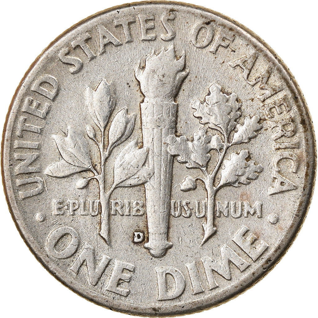 Coin, United States, Roosevelt Dime, Dime, 1950, U.S. Mint, Denver, EF(40-45)