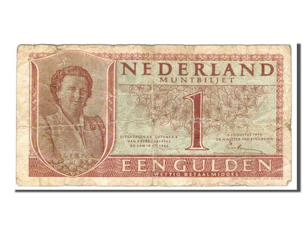 Banknote, Netherlands, 1 Gulden, 1949, VF(20-25)