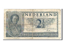 Netherlands, 2 1/2 Gulden, 1949, KM #73, VF(20-25), 4ZX