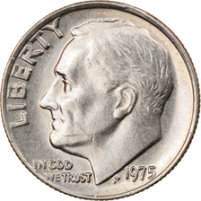 Coin, United States, Roosevelt Dime, Dime, 1975, U.S. Mint, Philadelphia