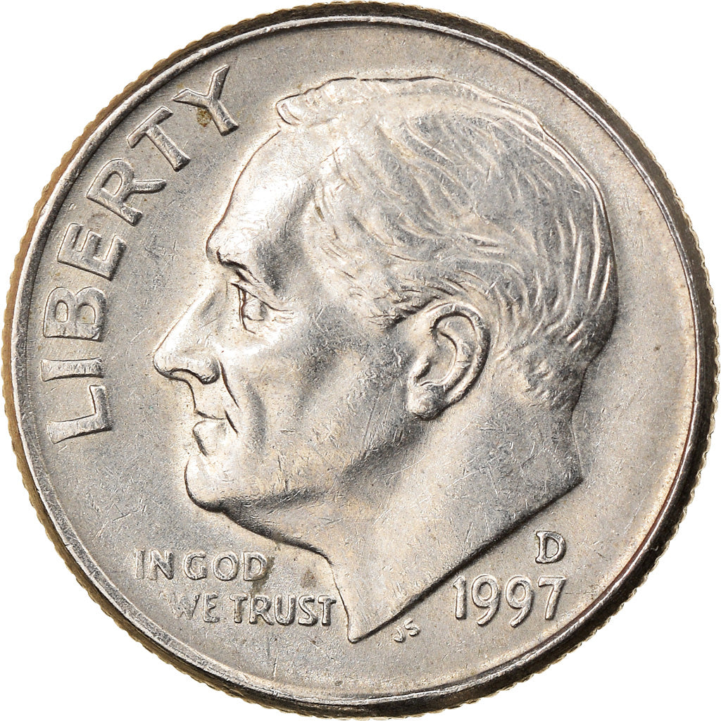 Münze, Vereinigte Staaten, Roosevelt Dime, Dime, 1997, U.S. Mint, Denver, SS