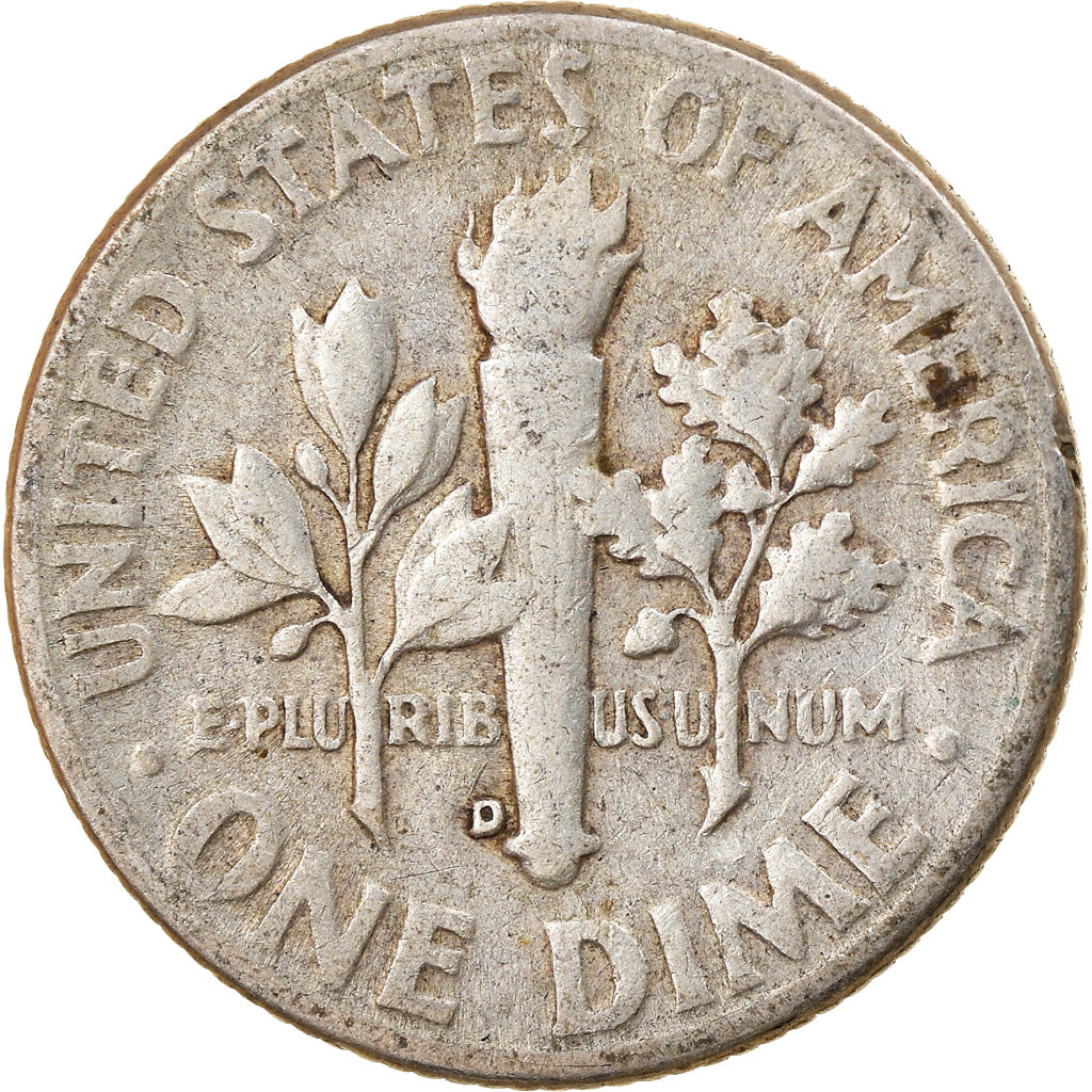 Coin, United States, Roosevelt Dime, Dime, 1950, U.S. Mint, Denver, VF(30-35)