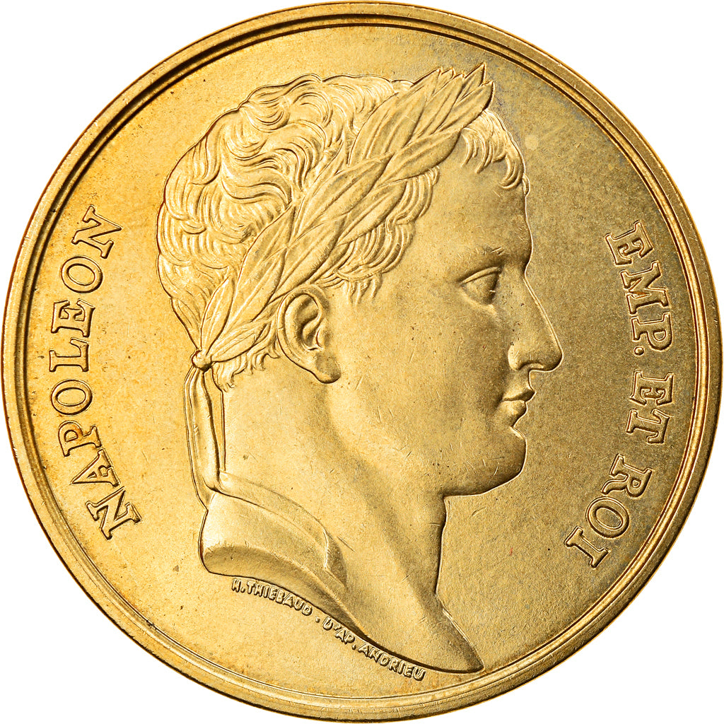 France, Medal, Le sacre de Napoléon Ier par Pie VII, Thiébaud, MS(63)