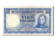 Netherlands, 10 Gulden, 1945, KM #75a, AU(55-58), 2AS