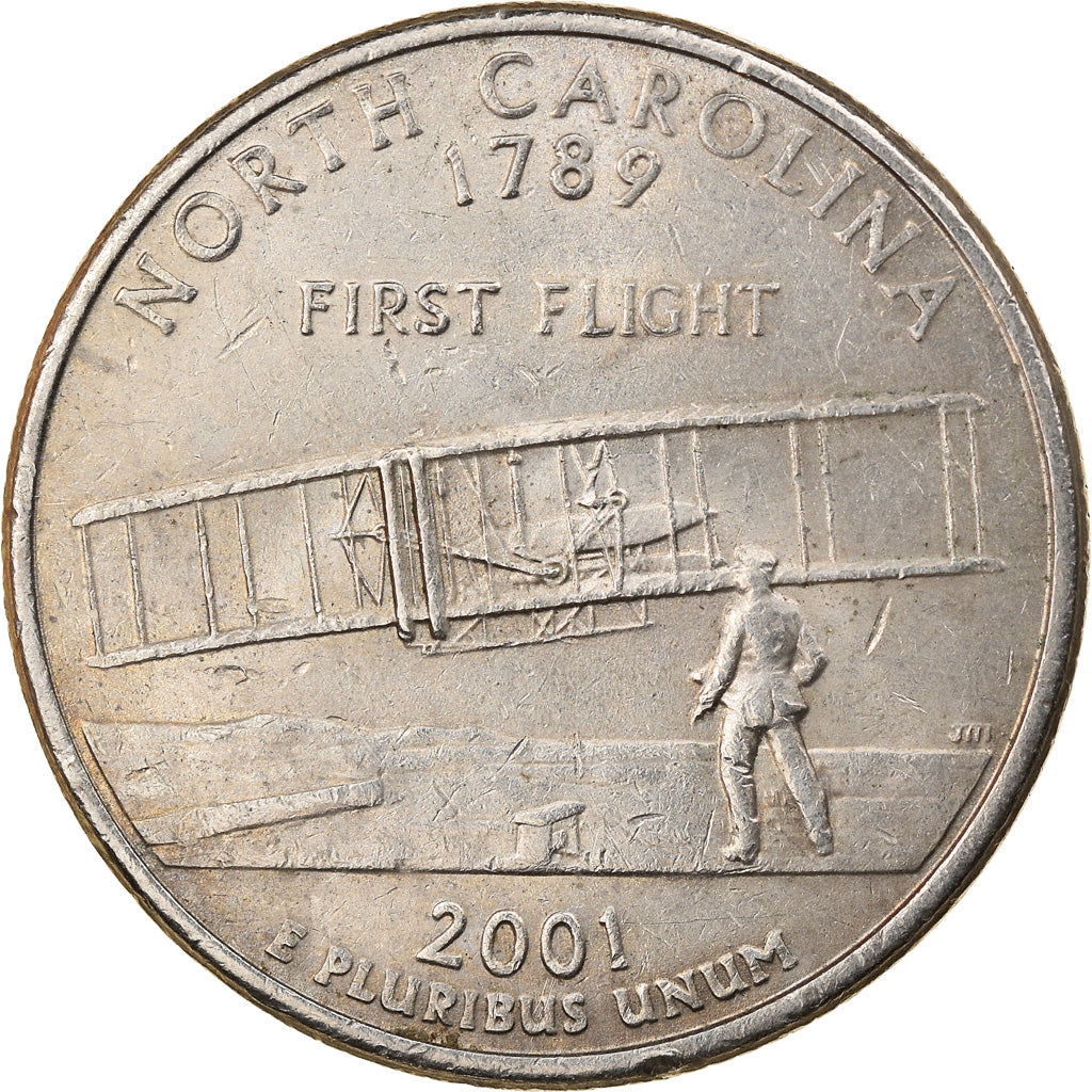 Coin, United States, Quarter, 2001, U.S. Mint, Philadelphia, EF(40-45)
