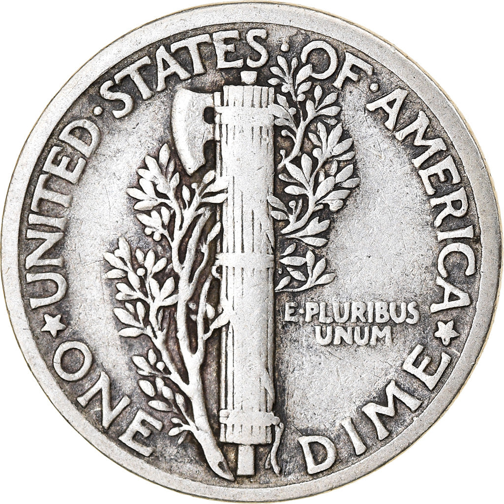Coin, United States, Mercury Dime, Dime, 1926, U.S. Mint, Philadelphia