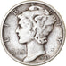 Coin, United States, Mercury Dime, Dime, 1943, U.S. Mint, Philadelphia