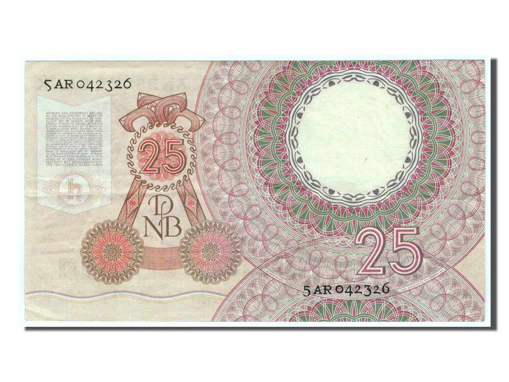 Pays-Bas, 25 Gulden type 1953-56, Pick 87