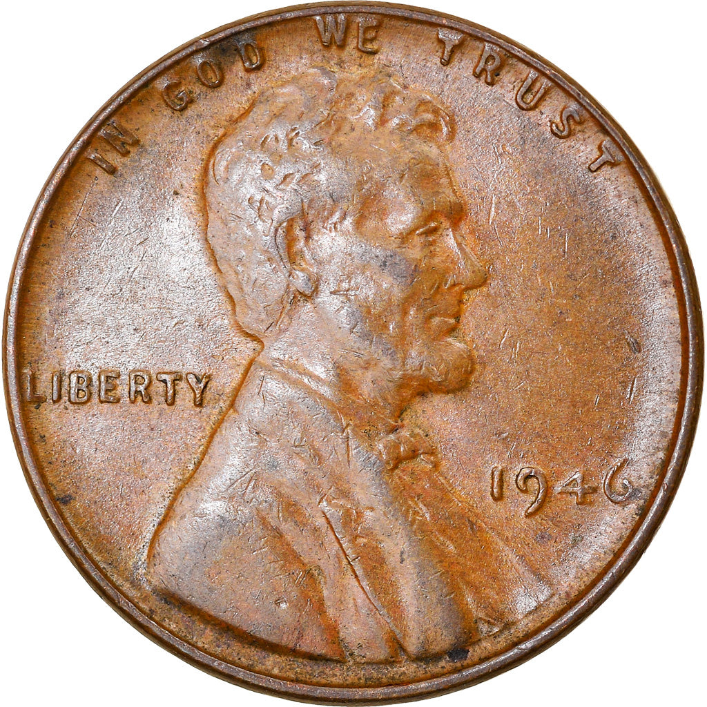 Moneta, Stati Uniti, Lincoln Cent, Cent, 1946, U.S. Mint, Philadelphia, BB