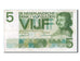 Banknot, Holandia, 5 Gulden, 1966, EF(40-45)