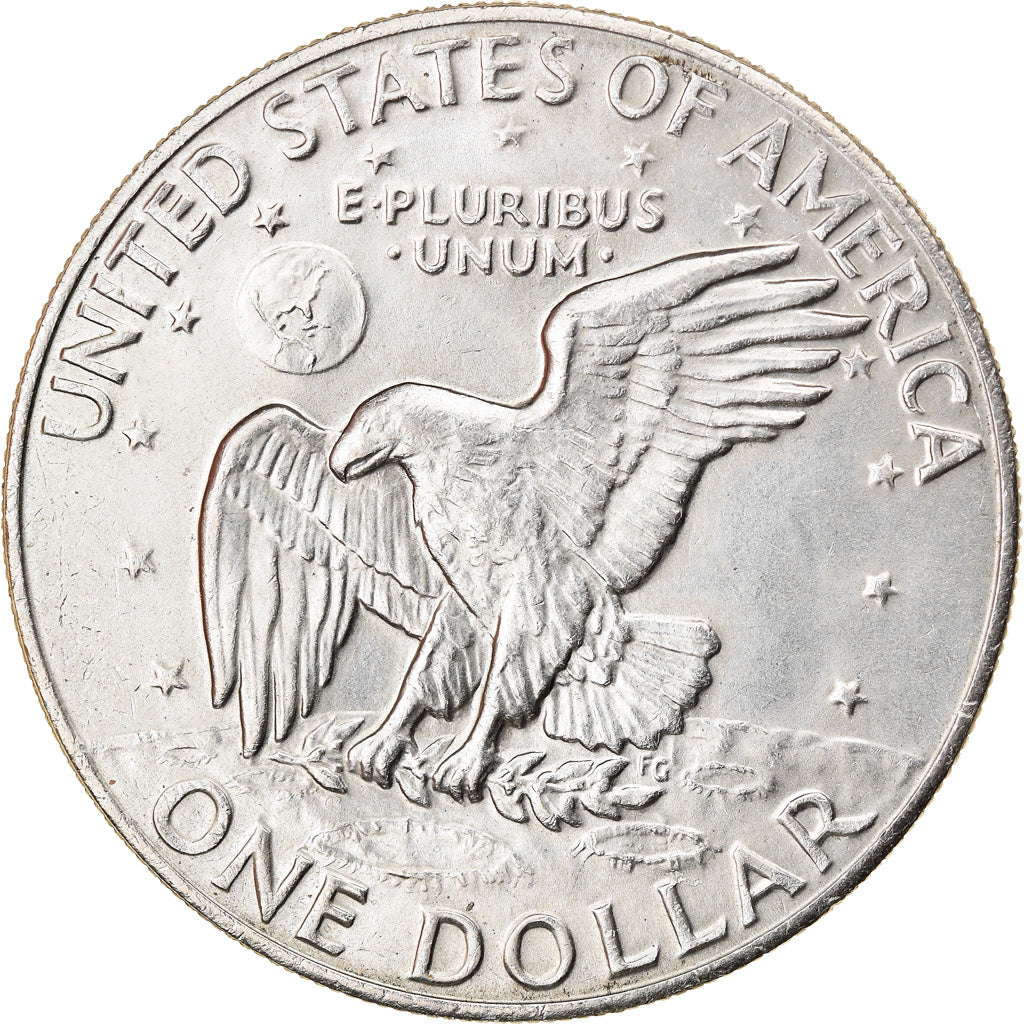 Coin, United States, Eisenhower Dollar, Dollar, 1974, U.S. Mint, Philadelphia