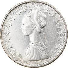 Coin, Italy, 500 Lire, 1966, Rome, AU(50-53), Silver, KM:98