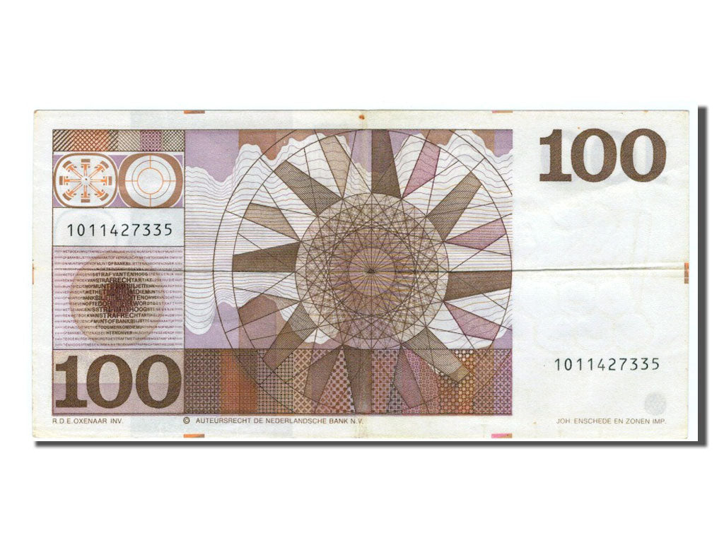 Netherlands, 100 Gulden, 1970, KM #93a, AU(50-53), 1011427335