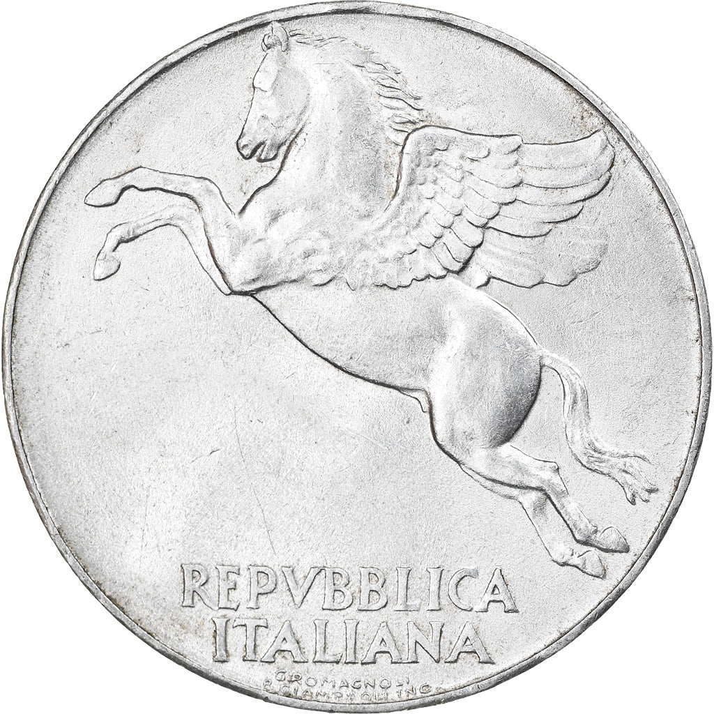 Monnaie, Italie, 10 Lire, 1950, Rome, TTB+, Aluminium, KM:90