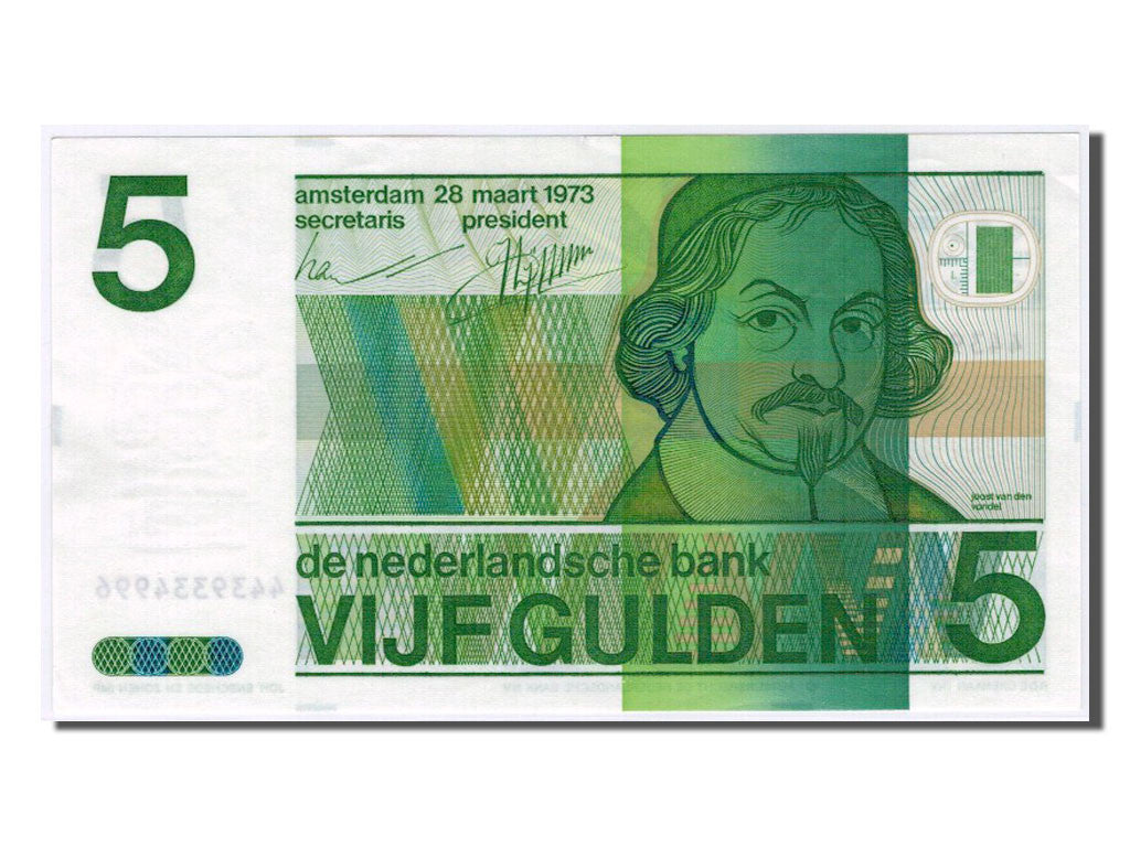 Netherlands, 5 Gulden, 1973, KM #95a, UNC(64), 4439334996