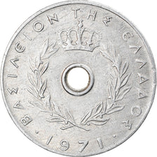 Coin, Greece, 10 Lepta, 1971, VF(30-35), Aluminum, KM:78