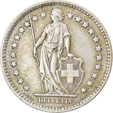 Coin, Switzerland, Franc, 1956, Bern, EF(40-45), Silver, KM:24