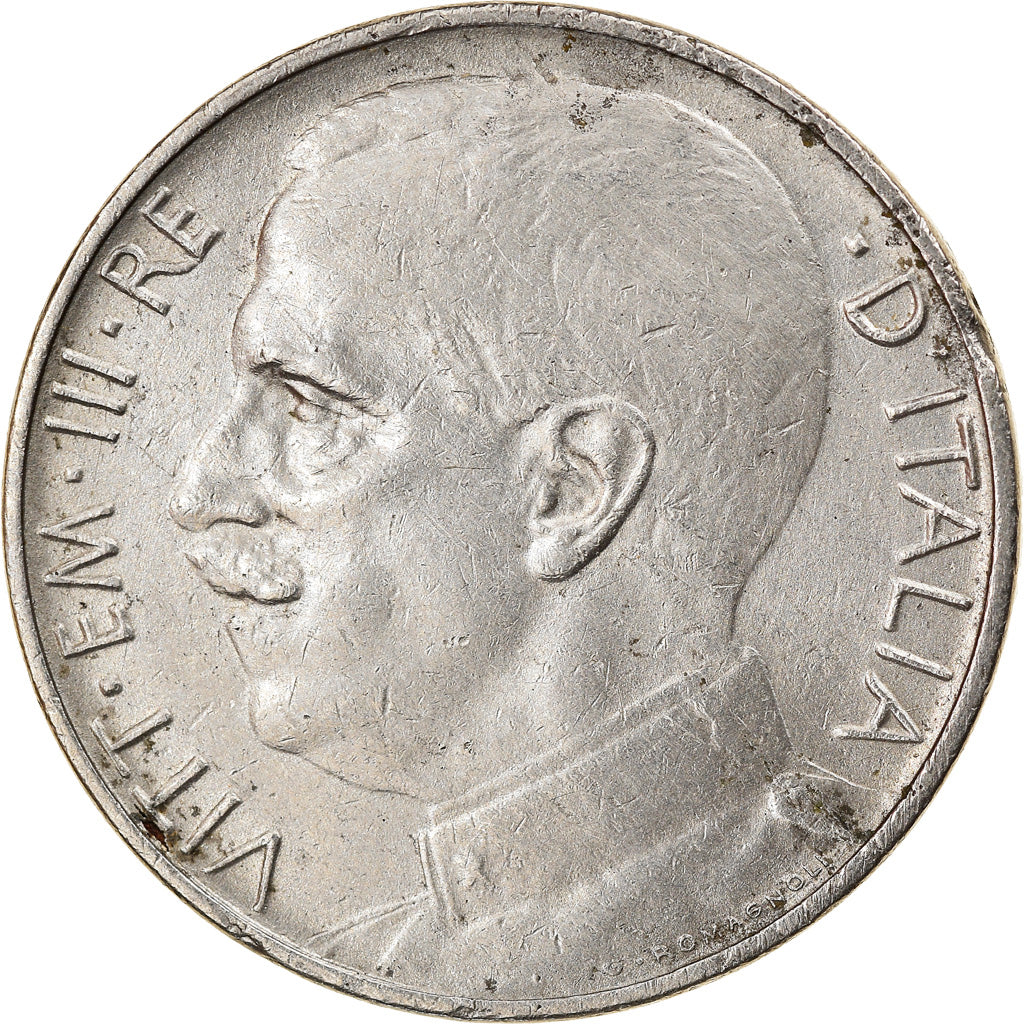 Monnaie, Italie, Vittorio Emanuele III, 50 Centesimi, 1919, Rome, TTB, Nickel