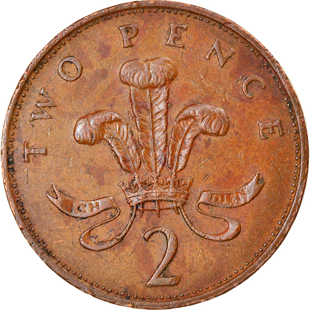 Moneta, Wielka Brytania, Elizabeth II, 2 Pence, 1985, VF(20-25), Bronze, KM:936