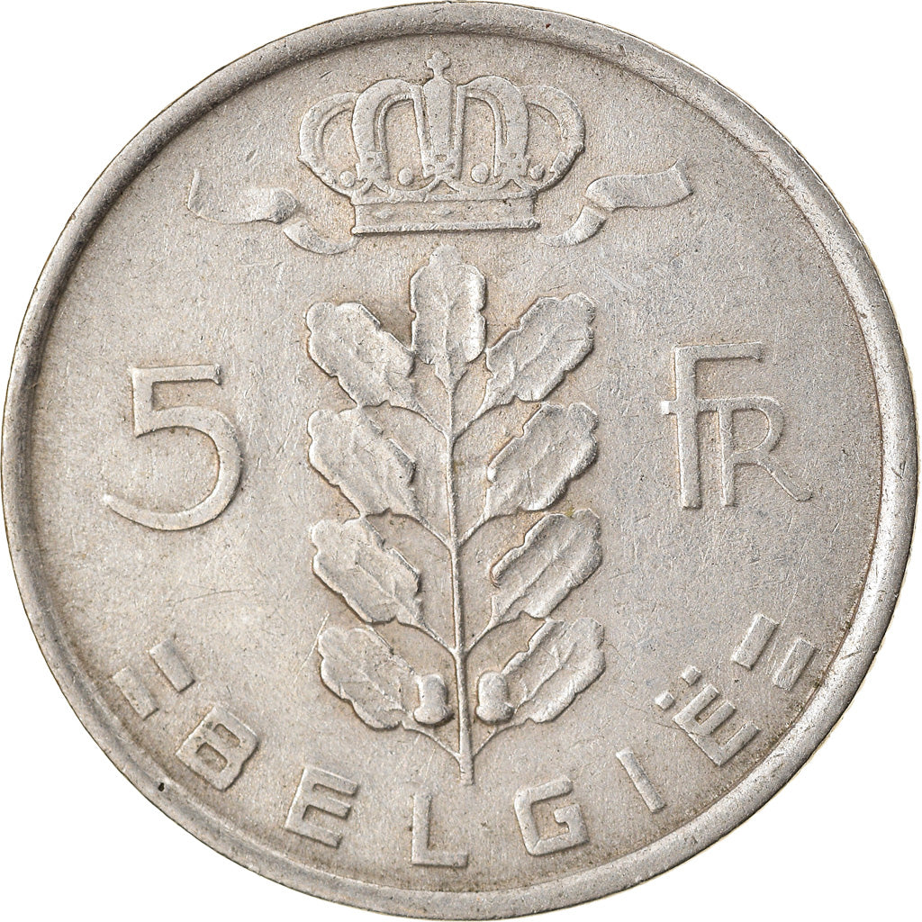 Coin, Belgium, 5 Francs, 5 Frank, 1950, VF(30-35), Copper-nickel, KM:135.1
