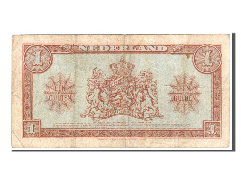 Paesi Bassi, 1 Gulden, 1945, BB