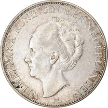 Coin, Netherlands, Wilhelmina I, 2-1/2 Gulden, 1929, EF(40-45), Silver, KM:165