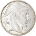 Coin, Belgium, 20 Francs, 20 Frank, 1951, EF(40-45), Silver, KM:141.1