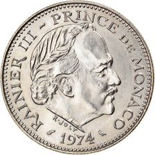 Coin, Monaco, Rainier III, 5 Francs, 1974, EF(40-45), Copper-nickel, KM:150