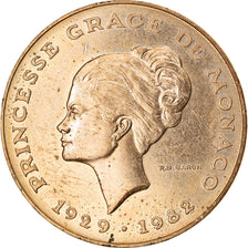Coin, Monaco, Rainier III, 10 Francs, 1982, EF(40-45), Copper-Nickel-Aluminum